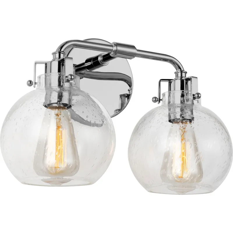 Sean Lavin Clara 2 Light 14.75 inch Chrome Vanity Light Wall Light