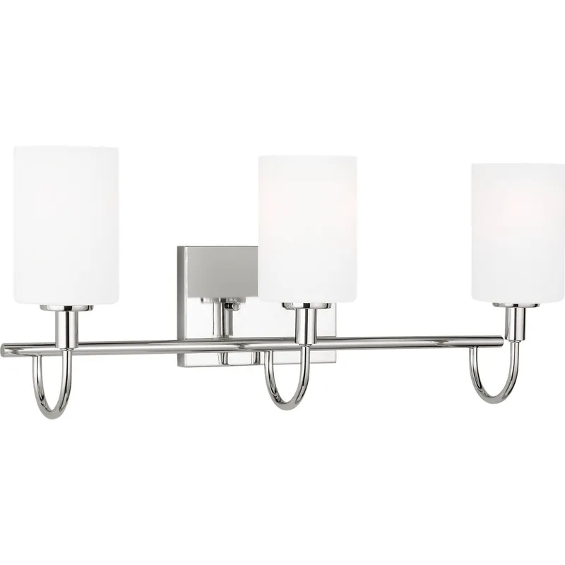 Oak Moore 3 Light 23.88 inch Chrome Bath Vanity Wall Light