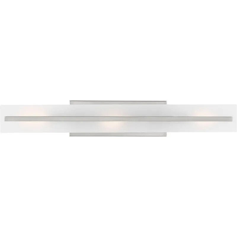 Dex 3 Light 4.75 inch Brushed Nickel Bath Vanity Wall Light