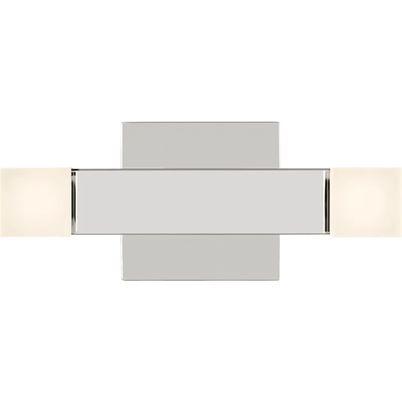 Drew & Jonathan Scott Brander LED 11.38 inch Chrome Vanity Light Wall Light