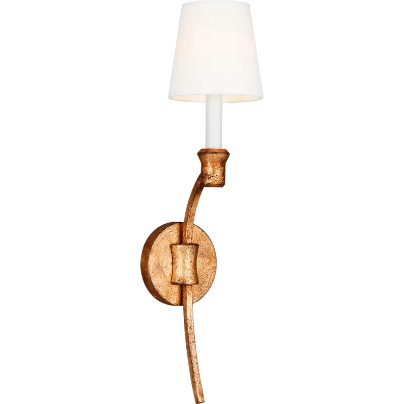 C&M by Chapman & Myers Westerly 1 Light 5 inch Antique Gild Wall Bath Fixture Wall Light