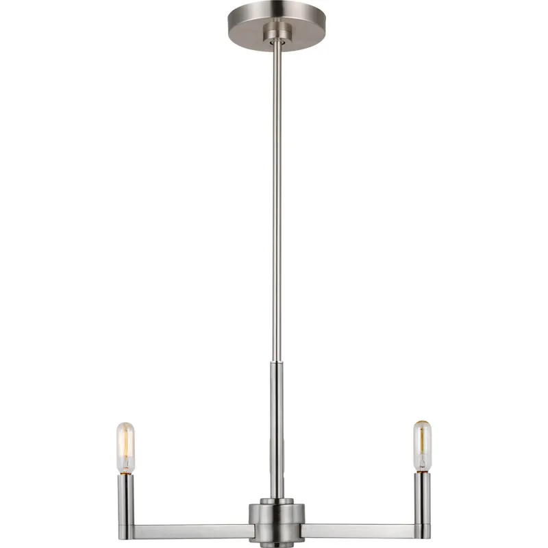 Fullton 3 Light 10 inch Brushed Nickel Chandelier Ceiling Light