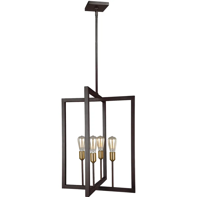 Sean Lavin Finnegan 4 Light 21 inch New World Bronze Chandelier Ceiling Light
