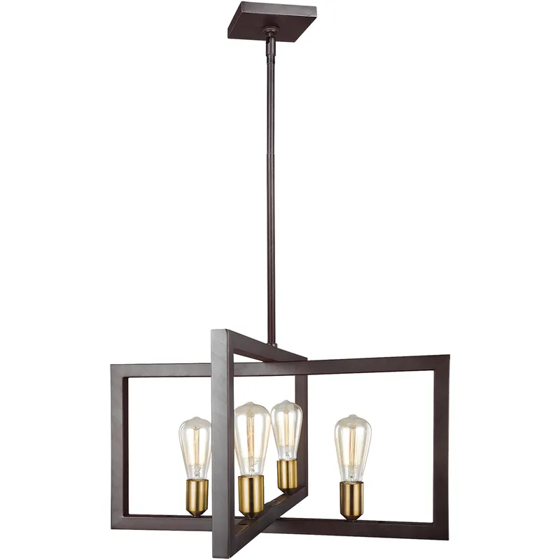 Sean Lavin Finnegan 4 Light 23.5 inch New World Bronze Chandelier Ceiling Light