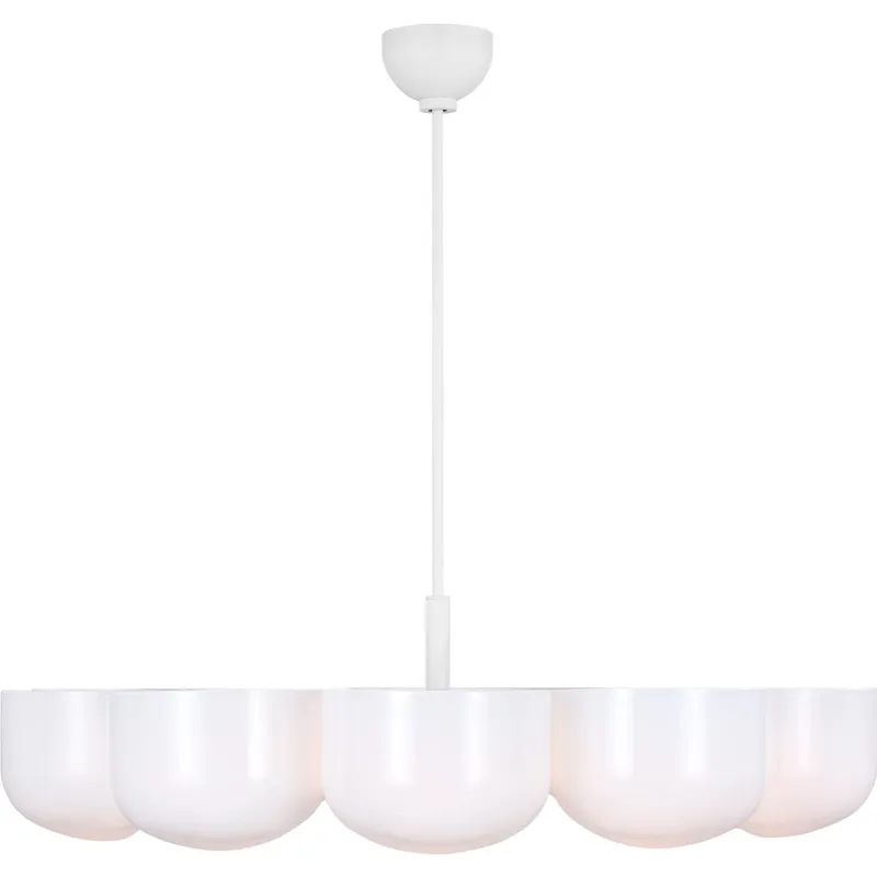 Christiane Lemieux Cheverny 10 Light 36 inch Matte White Chandelier Ceiling Light