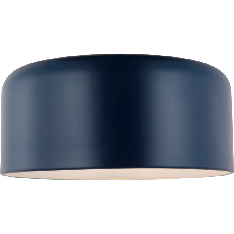 Malone 1 Light 15.75 inch Navy Ceiling Flush Mount Ceiling Light
