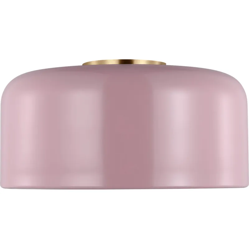 Malone 1 Light 13.75 inch Rose Ceiling Flush Mount Ceiling Light