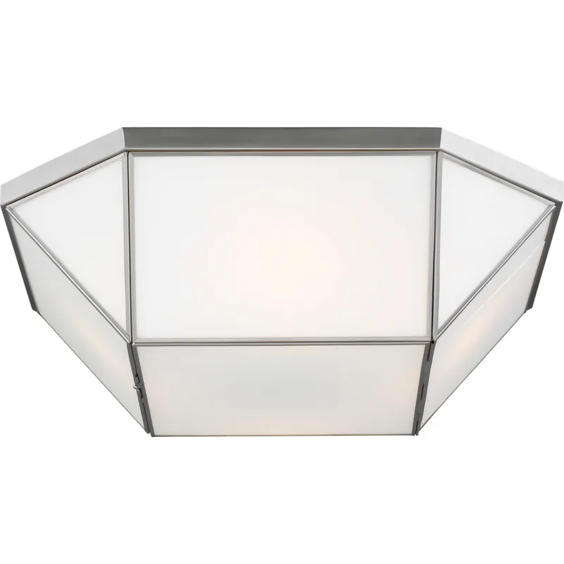 Suzanne Kasler Morrison 4 Light 20 inch Brushed Nickel Flush Mount Ceiling Light