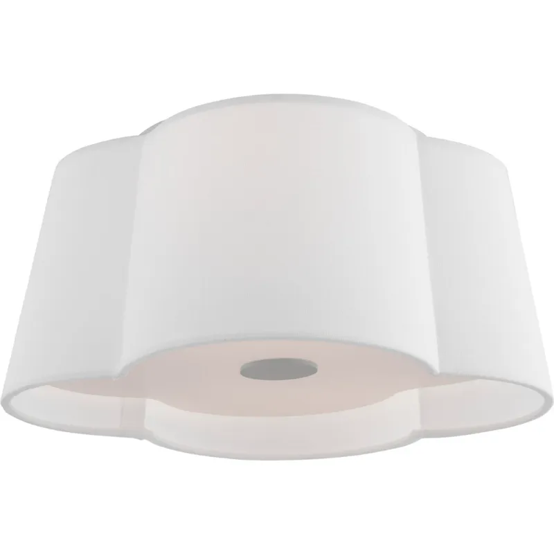 kate spade new york Bronte 2 Light 14 inch Burnished Brass Flush Mount Ceiling Light