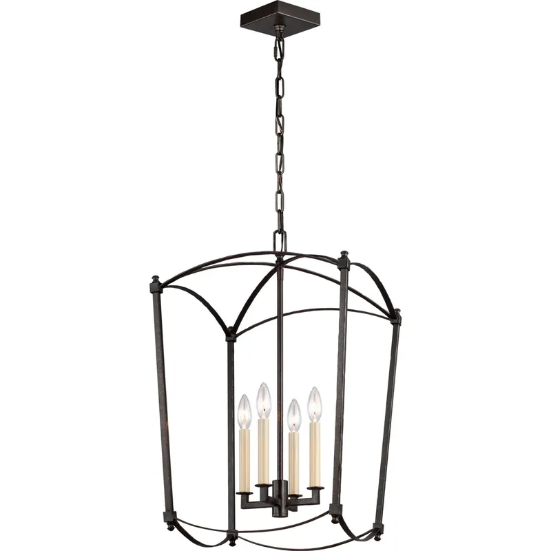 Sean Lavin Thayer 4 Light 16 inch Smith Steel Lantern Chandelier Ceiling Light