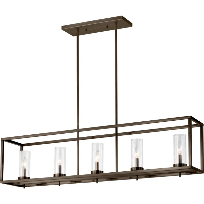 Sean Lavin Zire 5 Light 48 inch Brushed Oil Rubbed Bronze Island Pendant Ceiling Light