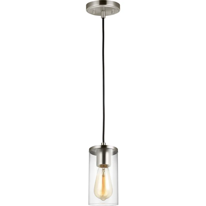 Sean Lavin Zire 1 Light 4 inch Brushed Nickel Mini-Pendant Ceiling Light