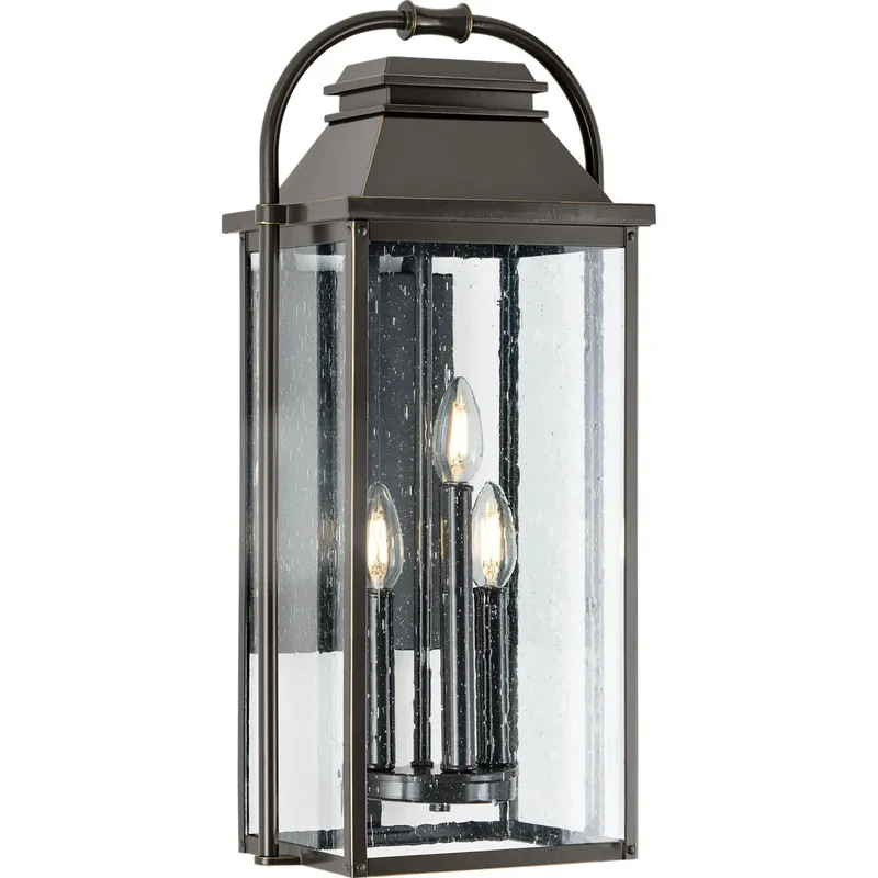 Sean Lavin Wellsworth 3 Light 22.5 inch Antique Bronze Outdoor Wall Lantern