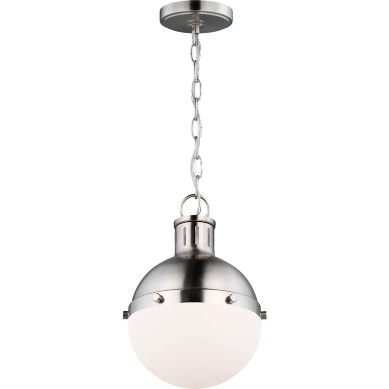 TOB by Thomas O'Brien Hanks 1 Light 8.13 inch Brushed Nickel Pendant Ceiling Light