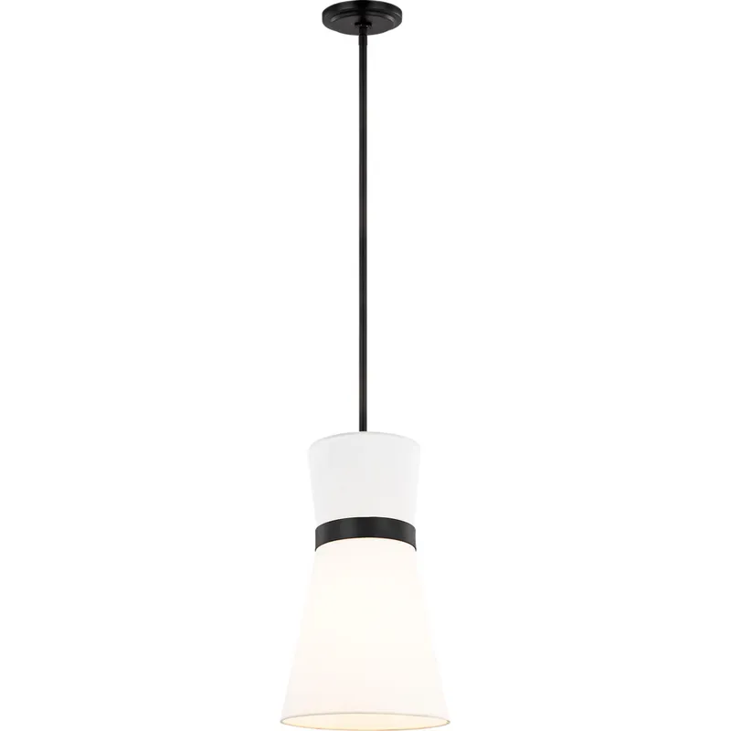 Clark 1 Light 9.75 inch Midnight Black Pendant Ceiling Light