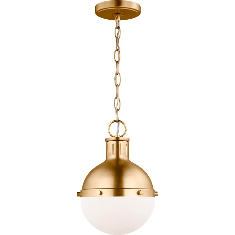 TOB by Thomas O'Brien Hanks 1 Light 8.13 inch Satin Brass Pendant Ceiling Light