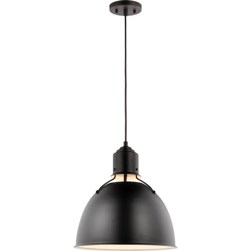 TOB by Thomas O'Brien Huey 1 Light 15 inch Midnight Black Pendant Ceiling Light