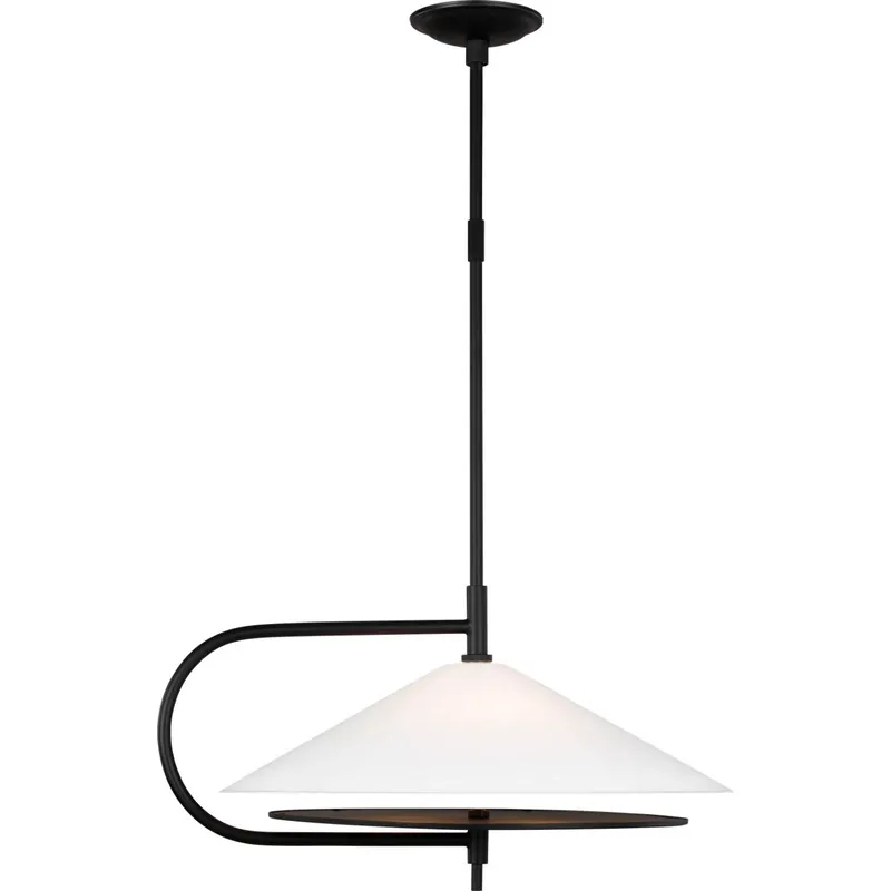 Kelly by Kelly Wearstler Gesture 2 Light 18 inch Midnight Black Pendant Ceiling Light