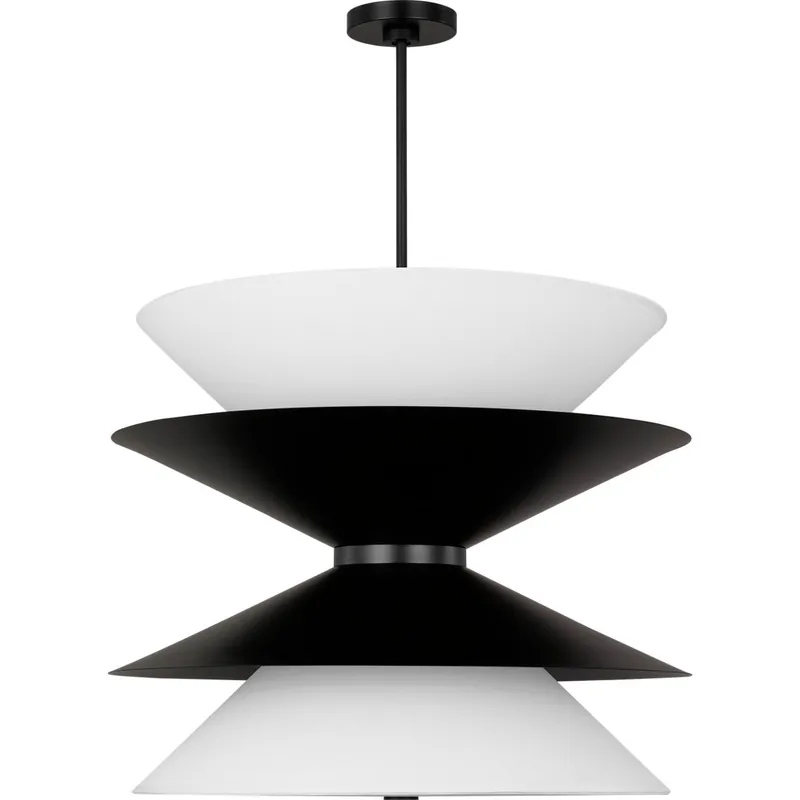 Christiane Lemieux Chambord 12 Light 26 inch Aged Iron Pendant Ceiling Light