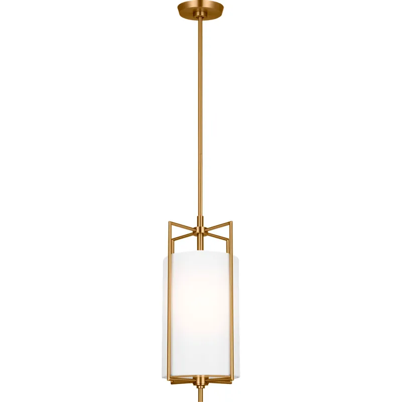 C&M by Chapman & Myers Perno 1 Light 9.5 inch Burnished Brass Pendant Ceiling Light