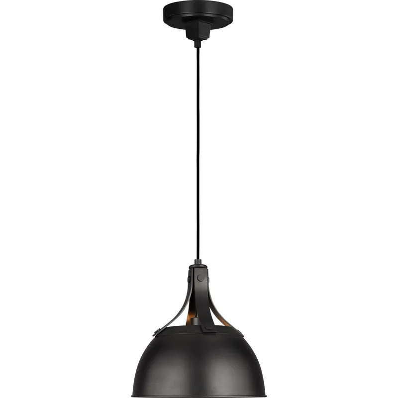 TOB by Thomas O'Brien Logan 1 Light 11.88 inch Aged Iron Pendant Ceiling Light
