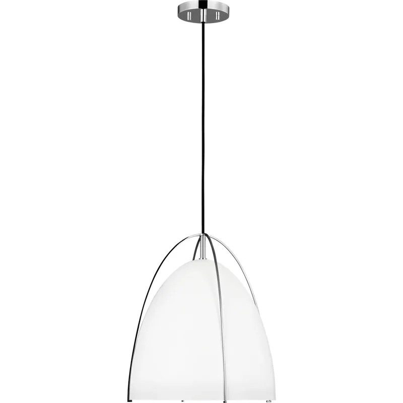 Sean Lavin Norman 1 Light 13.38 inch Chrome Pendant Ceiling Light