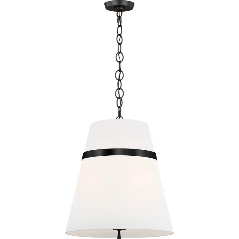 AH by Alexa Hampton Cordtlandt 3 Light 18 inch Aged Iron Pendant Ceiling Light