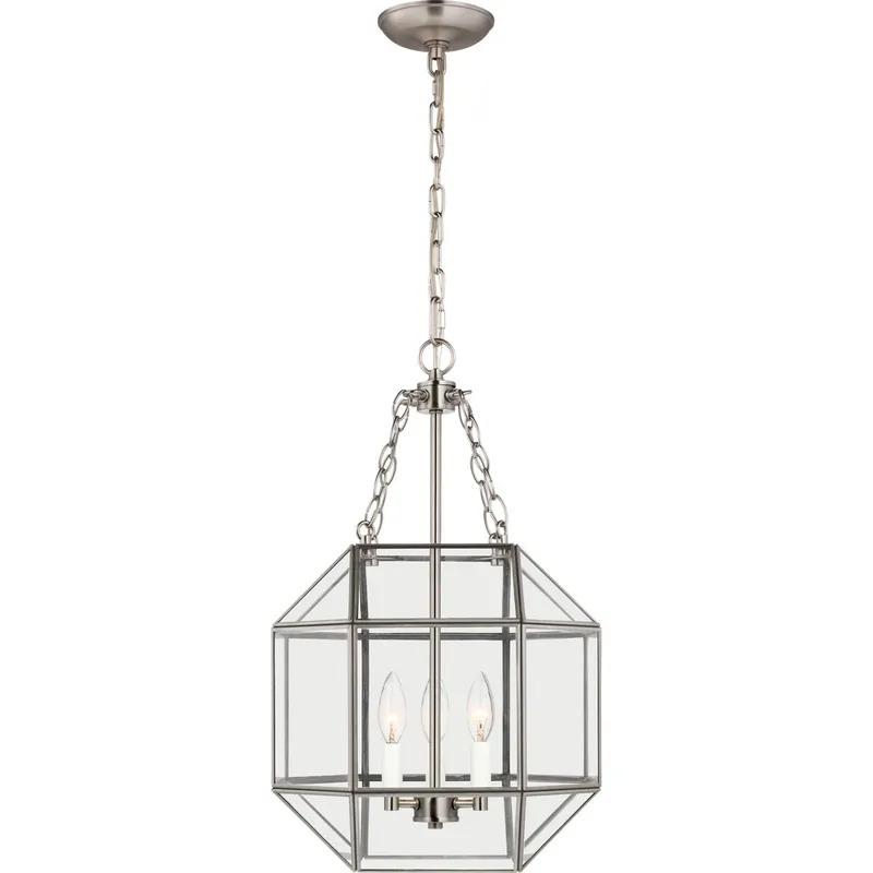 Suzanne Kasler Morrison 3 Light 13.5 inch Brushed Nickel Pendant Ceiling Light