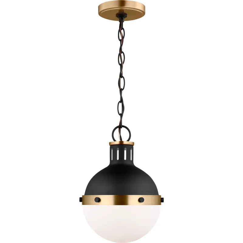 TOB by Thomas O'Brien Hanks 1 Light 8.13 inch Midnight Black Pendant Ceiling Light
