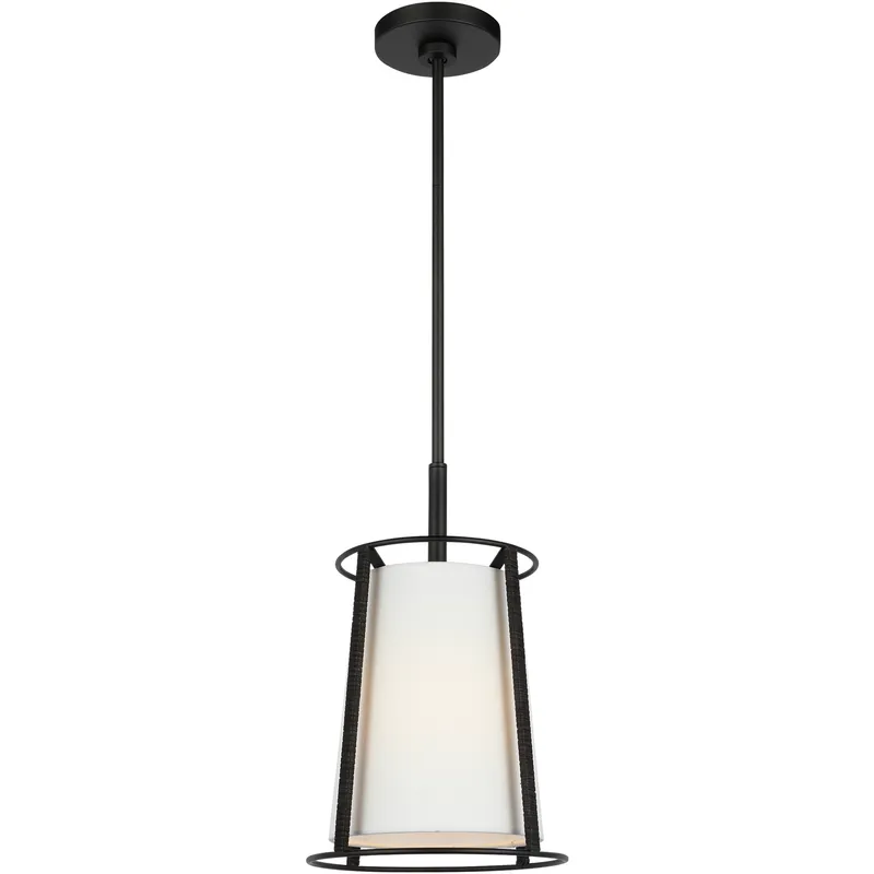 Drew & Jonathan Cortes 1 Light 10 inch Midnight Black Hanging Shade Ceiling Light, Medium
