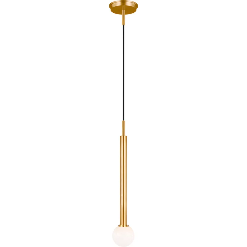 Kelly by Kelly Wearstler Nodes 1 Light 8 inch Burnished Brass Pendant Ceiling Light