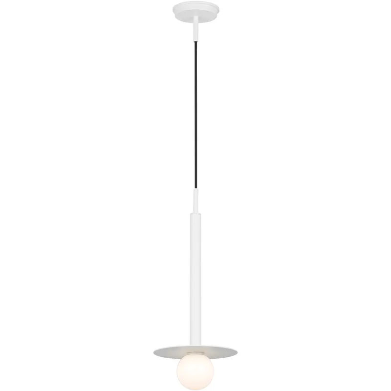 Kelly by Kelly Wearstler Nodes 1 Light 8 inch Matte White Pendant Ceiling Light