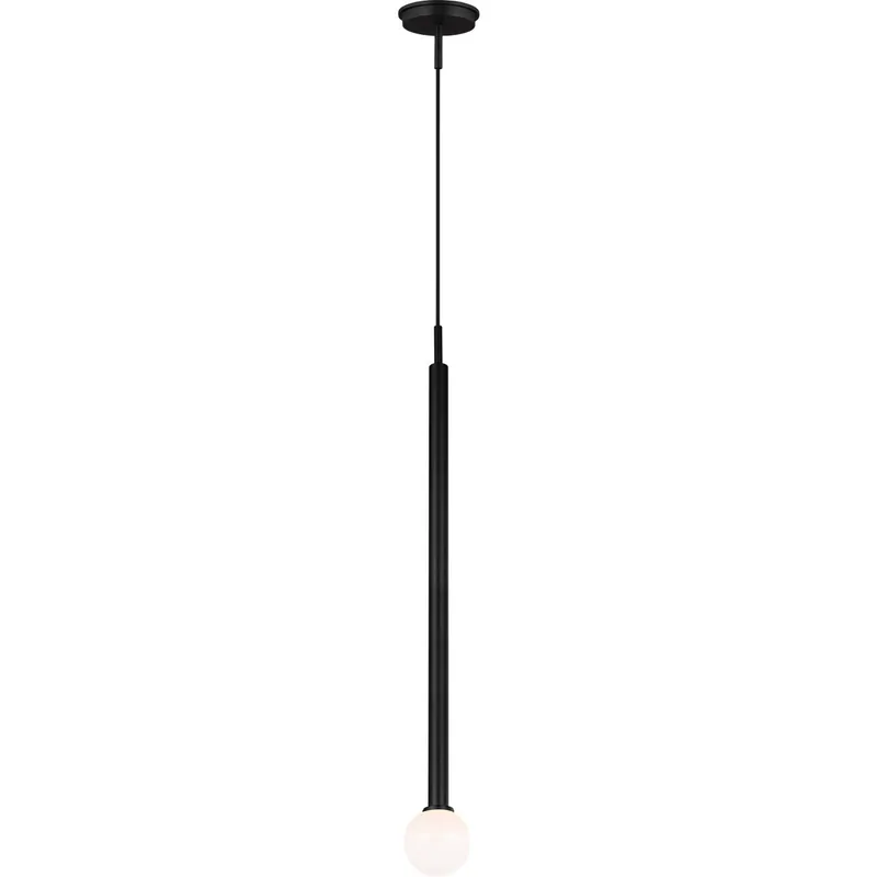 Kelly by Kelly Wearstler Nodes 1 Light 8 inch Midnight Black Pendant Ceiling Light