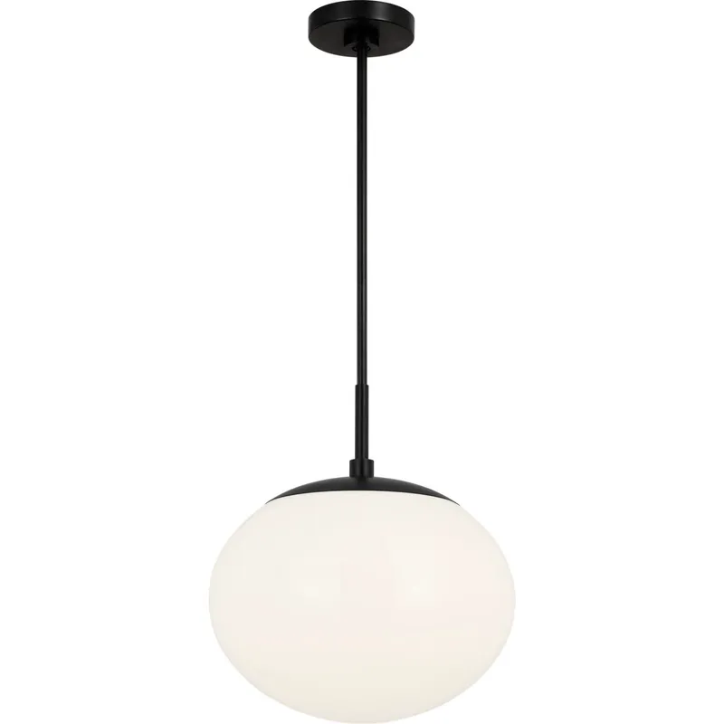 ED Ellen DeGeneres Lune 1 Light 12.38 inch Aged Iron Pendant Ceiling Light