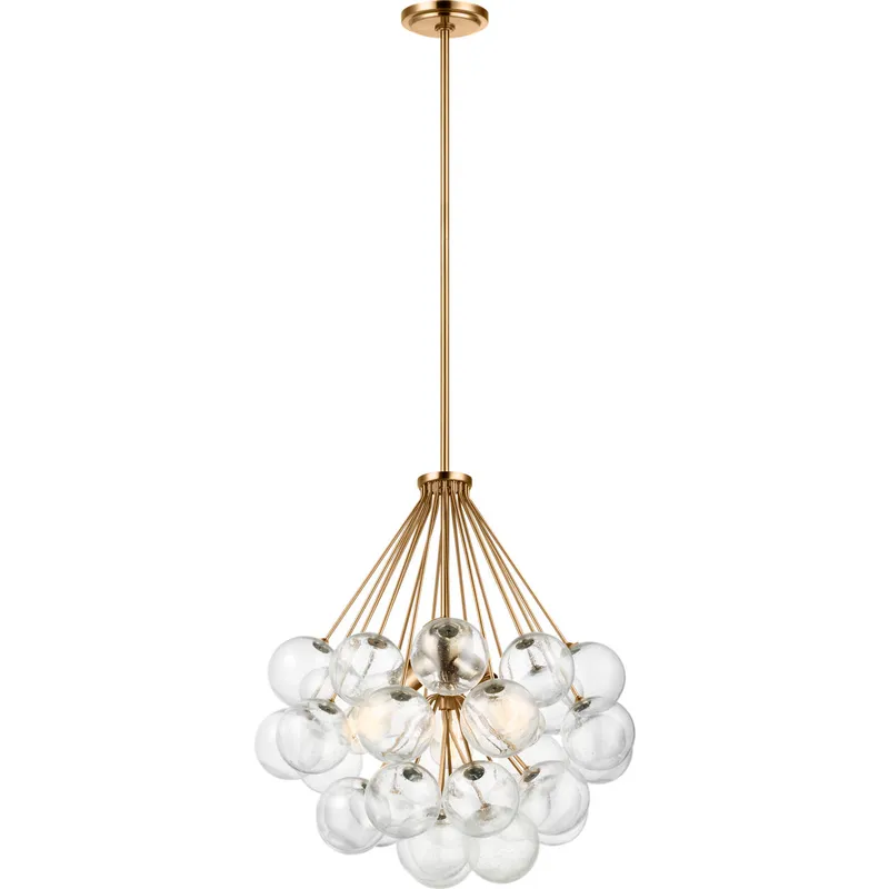 Sean Lavin Bronzeville 3 Light 21.75 inch Satin Brass Pendant Ceiling Light