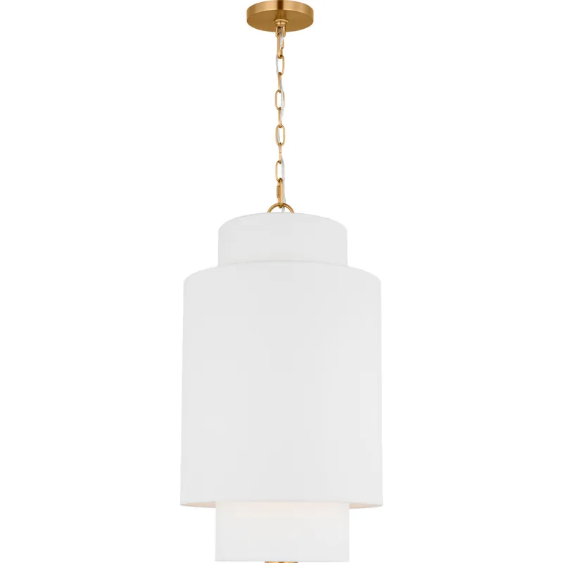 kate spade new york Sawyer 1 Light 15 inch Burnished Brass Hanging Shade Ceiling Light