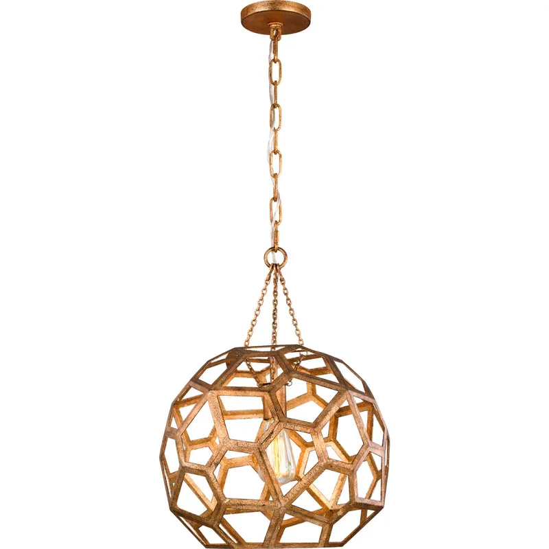 AH by Alexa Hampton Feccetta 1 Light 15 inch Antique Gild Pendant Ceiling Light
