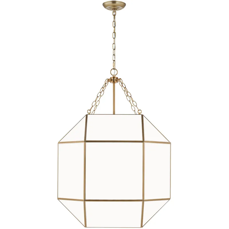 Suzanne Kasler Morrison 4 Light 23.25 inch Satin Brass Pendant Ceiling Light