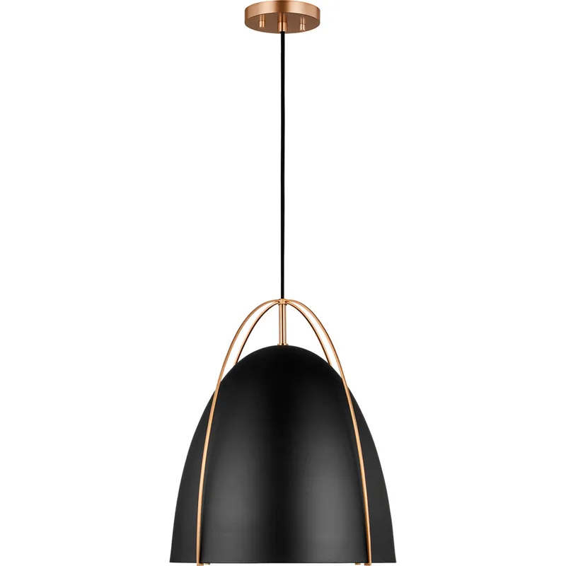 Sean Lavin Norman 1 Light 15.38 inch Satin Brass Pendant Ceiling Light