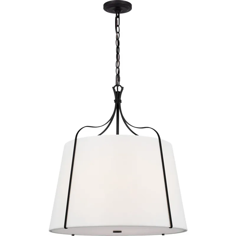 AH by Alexa Hampton Leander 4 Light Smith Steel Pendant Ceiling Light