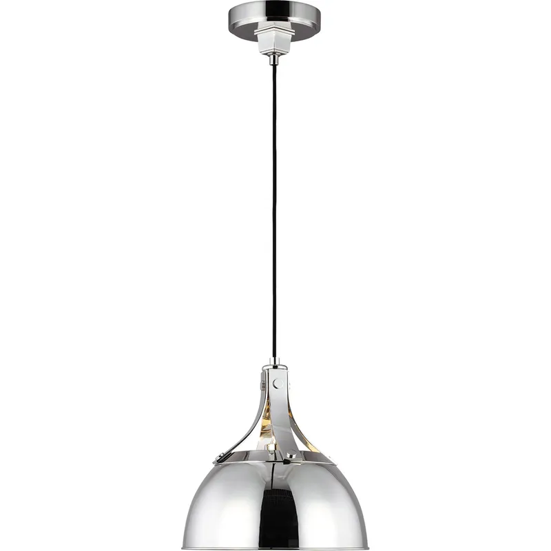 TOB by Thomas O'Brien Logan Pendant Ceiling Light in Polished Nickel