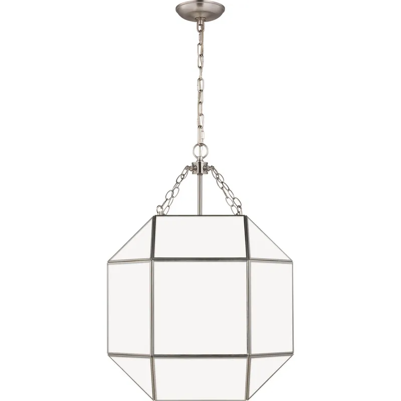 Suzanne Kasler Morrison 3 Light 18.5 inch Brushed Nickel Pendant Ceiling Light