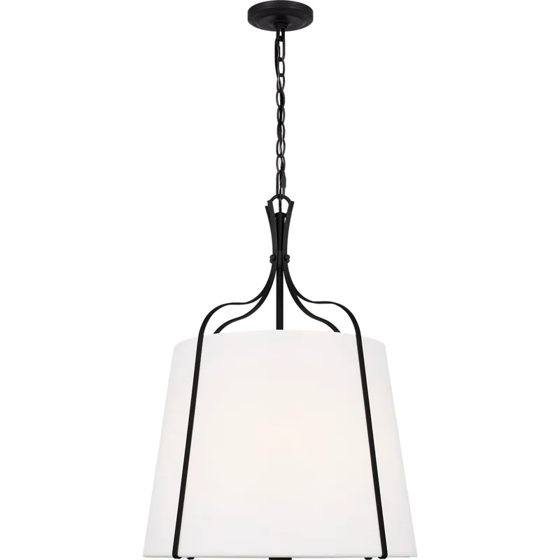 AH by Alexa Hampton Leander 3 Light Smith Steel Pendant Ceiling Light