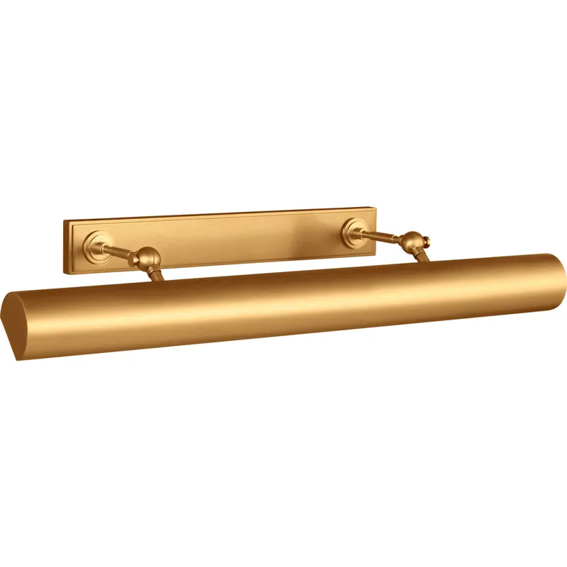 C&M by Chapman & Myers Kenyon 120 watt 30 inch Burnished Brass Picture Light Wall Light