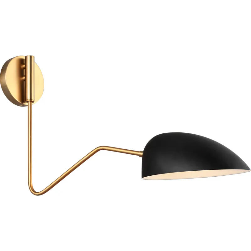 ED Ellen DeGeneres Jane 24.13 inch 60 watt Midnight Black Swing Arm Sconce Wall Light