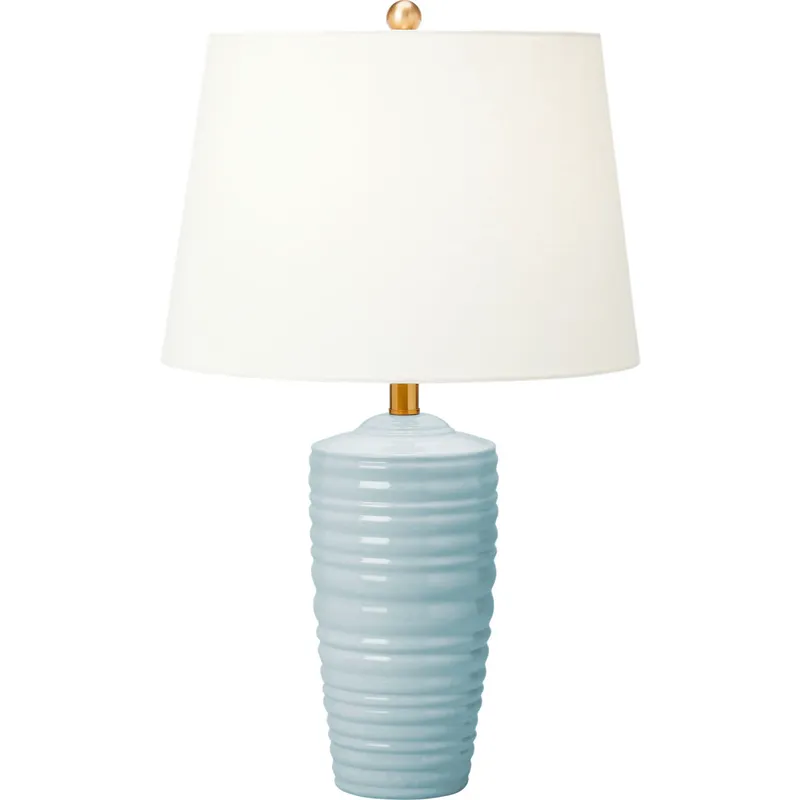 C&M by Chapman & Myers Waveland 28.5 inch 9 watt Frosted Anglia Table Lamp Portable Light