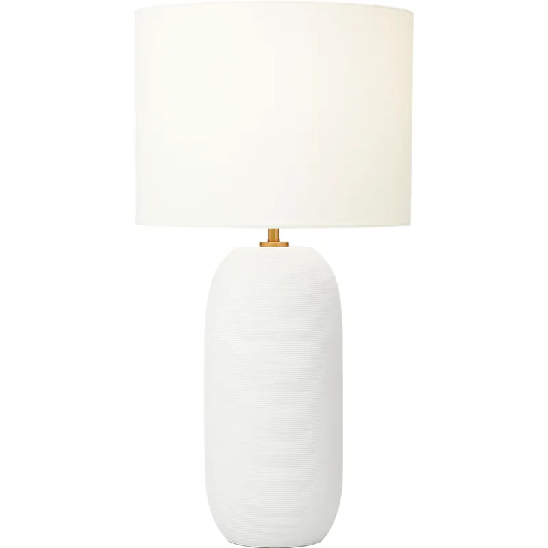 Hable Fanny 28.13 inch 9 watt Matte White Ceramic Table Lamp Portable Light