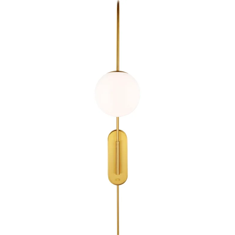 kate spade new york Noemie 1 Light 9 inch Burnished Brass Grande Sconce Wall Light