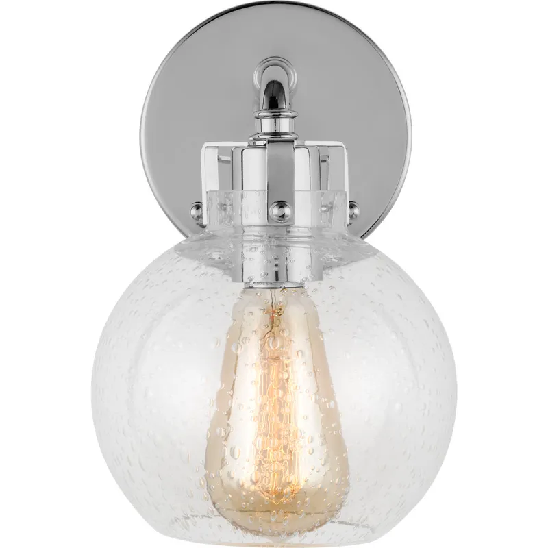 Sean Lavin Clara 1 Light 6.25 inch Chrome Wall Sconce Wall Light