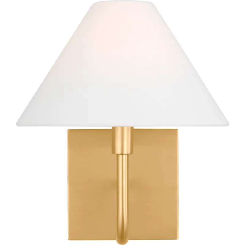 Drew & Jonathan Scott Eldon 1 Light Satin Brass Sconce Wall Light